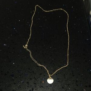 Elegant Gold Heart Pendant Necklace